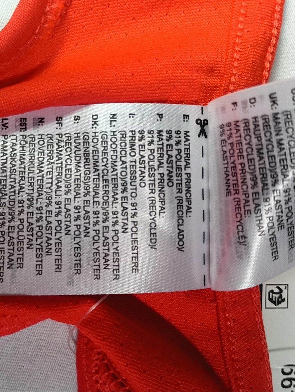 #1106 Reebok Sports Racerback Bra - Picture 7 of 8